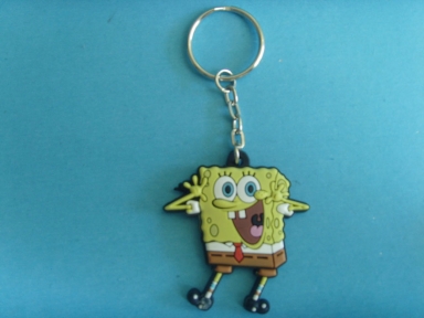 spongebob rubber key pendant
