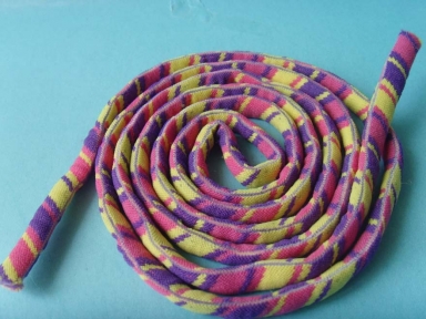 Corde en nylon plat coloré souple pour vêtements
