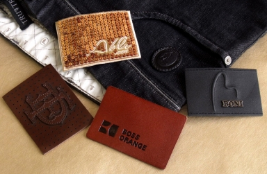custom high quality leather label/patch